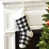 The Lakeside Collection Buffalo Check Christmas Banner 70" - Farmhouse Holiday Wall Decoration - 2 of 4