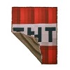 Minecraft TNT Cotton-Polyester Throw (50" x 60") - 2 of 3