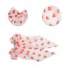 Unique Bargains Cute Heart Shaped Printed Bow Ribbon Spring Hair Clips 1 Pc - 3 of 4