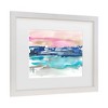 Trademark Fine Art Jennifer Goldberger Indigo Sunset I Matted Framed Art - 3 of 4