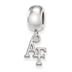 Black Bow Jewelry Sterling Silver United States Air Force Academy Fighting Falcons NCAA Bead Charm - 1 of 4