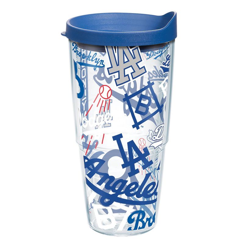 MLB Los Angeles Dodgers Classic Tumbler with Lid - 24oz, 1 of 4