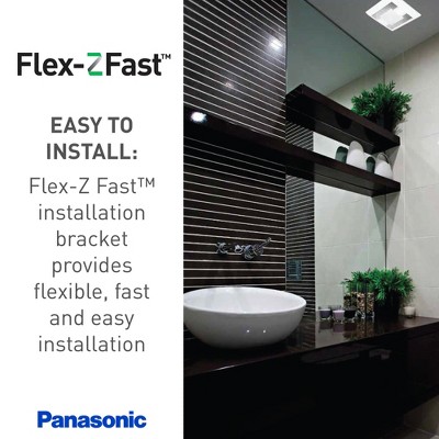 WhisperSense White Ceiling Mount Ventilation Fan with Dual Sensor