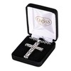 Dicksons 32-6774 Celtic Bud Christian Fish Cross, Silver Tone, 24 Inch, Stainless Steel, Men's Everyday Necklace, - 2 of 2
