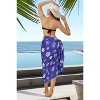 HAPPY BAY Womens Halloween Beachwear Bathing suit Pirates Skirt Swim Cover Up Beach Wraps Sarong Coverups Wrap for Women One Size Clip Art Skull, - 4 of 4
