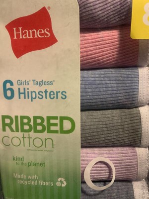 Hanes Girls' 6pk Pure Microfiber Hipster - Colors May Vary 10 : Target