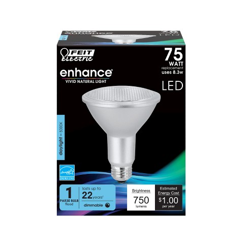 Feit Electric Enhance Par30 E26 medium Led Bulb Daylight 75 Watt