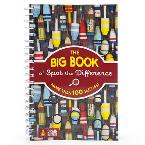 The Big Book of Spot the Difference - (Brain Busters) by  Parragon Books (Spiral Bound) - 1 of 1