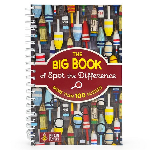 The Big Book of Spot the Difference - (Brain Busters) by  Parragon Books (Spiral Bound) - image 1 of 1