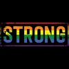 Adult Design By Humans Workout Pride Rainbow Strong By Avocato T-Shirt - 2 of 2