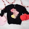 Simply Sage Market Women's Graphic Sweatshirt Retro Valentine Hearts - 3 of 3