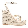 New York & Company Electra Women's Rhinestone Embedded Wedge - 2 of 4