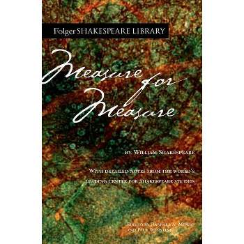 Measure for Measure - (Folger Shakespeare Library) Annotated by  William Shakespeare (Paperback)
