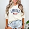 Simply Sage Market Women's Varsity American Babe Short Sleeve Garment Dyed Tee - 2 of 2