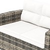WestinTrends 4-Piece PE Rattan Wicker Conversation Sofa Set with Cushions - 3 of 4
