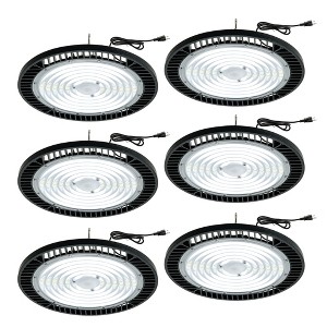 DAKAFUL UFO LED High Bay Light,11.6-15.7in Dimmable 240-400W/5000K/36000-60000LM LED Light,Industrial Lighting for Warehouse,Factory,Shop - 1 of 4