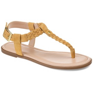 Journee Women's Genevive Flat Sandals - 1 of 4