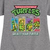 Girls' - Teenage Mutant Ninja Turtles - Select Your Turtle Video Game Graphic Short Sleeve Fleece Dress - 2 of 4