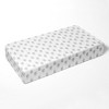 Bacati - Elephants Gray Muslin 100 percent Cotton Universal Baby US Standard Crib or Toddler Bed Fitted Sheet - 2 of 4