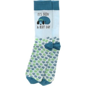 Pavilion Gift Company - Ruff Day - Unisex Crew Socks Size: M/L - Socks - 1 of 4