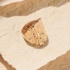 SOHI Women's California Gold Dented Bar Cocktail Ring - 2 of 4