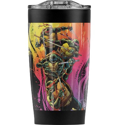 TMNT Gradient Group Splash Steel Tumbler 20oz Coffee Travel Mug