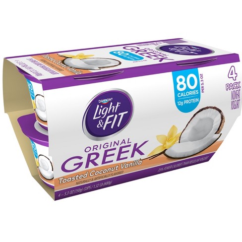 Dannon Light And Fit Toasted Coconut Vanilla Flavored ...