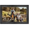 PosterPalooza | 28x20 Wide Barnwood Picture Frame, UV Acrylic, 6 Finishes - Grey, Brown, White, and Black - 2 of 4