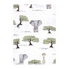 Hudson Baby Cotton Flannel Burp Cloths 7-Pack, Wild Safari Adventures , One Size - 3 of 4