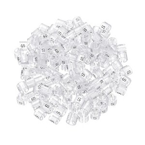 Unique Bargains Plastic Reusable Easy to Recognize Clothes Hanger Marker Color Coding 150 Pcs - 1 of 4
