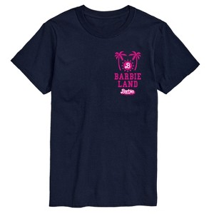 Men's - Barbie - Barbie Land Palm Trees & Sun Short Sleeve Graphic T-Shirt - 1 of 4