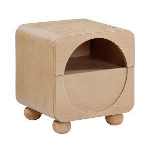 TOV Furniture Moonrise Natural Ash Nightstand - 1 of 4