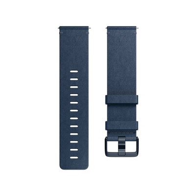 fitbit versa blue leather band
