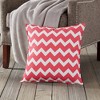 Kensington Garden 20"x20" Oversize Chevron Cotton Canvas Square Throw Pillow - 2 of 3