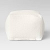 Pouf Cream Faux Shearling - Room Essentials™ - image 3 of 4