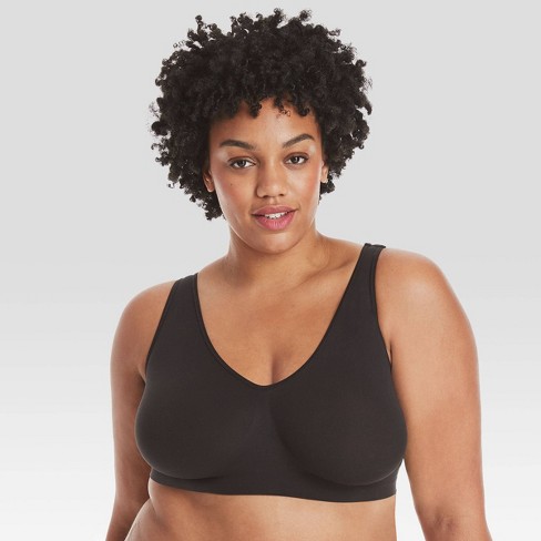 Hanes Women's Cozy Bra G196 - Black L : Target