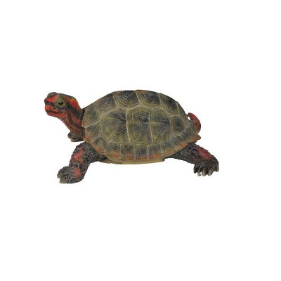 3.5" Polyresin Small Japanese Land Turtle Statue Red - Hi-Line Gift