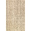 Hiro Hand Woven Chunky Jute Area Rug  - JONATHAN Y - 2 of 4
