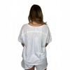 Women's Oversize V-neck Tee - bobi - 3 of 4