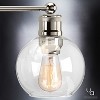Urban Ambiance Luxury Vintage Bath Fixture,  10-7/8"H x 24-1/2"W,  Polished Nickel Finish, UHP2503 - 4 of 4