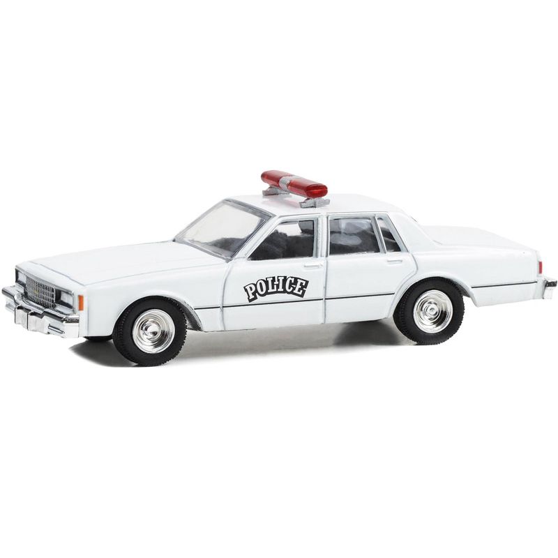 1980 Chevrolet Impala 9C1 Police White "Vintage Ad Cars" Series 9 1/64 Diecast Model Car by Greenlight, 2 of 4