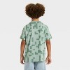 Boys' Minecraft Creeper & Dog Short Sleeve Graphic T-Shirt - Sage Green - 3 of 4
