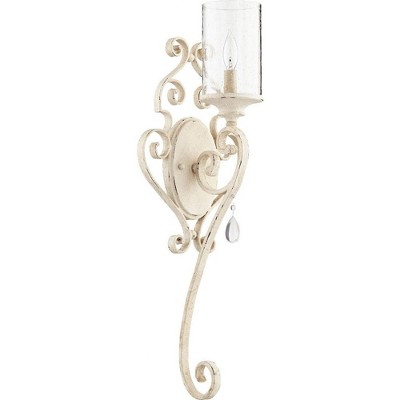 Quorum Lighting San Miguel 1-Light Persian White Wall Sconce