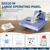 16x20 Digital Professional Sublimation Heat Press - Industrial Quality, Fast Heating & Adjustable Pressure for T-Shirts - 3 of 4