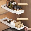 Dish Drying Rack Pull Out Cabinet Organizer - Stainless Steel Slide Out Drawer with Drip Tray Drain Board for Kitchen Cupboard - 3 of 4