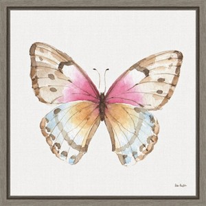 Amanti Art Colorful Breeze XI (Butterfly) by Lisa Audit Canvas Wall Art Print Framed 16-in. x 16-in. - 1 of 4