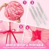 Pink Castle Princess Play Tent for Kids Toddler Girls Age 2-6, Pop Up Kids Tent  Indoor Outdoor Playhouse Tent Little Girl Christmas Birthday Gifts - 3 of 4