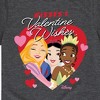 Girls' - Disney Princess - Kisses and Valentine Wishes Short Sleeve Graphic T-Shirt - 2 of 4