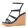 New York & Company Abla Women's Strappy Wedge Sandal - 3 of 4