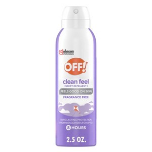 OFF! Clean Feel Mosquito Repellent Picaridin DEET-free Bug Spray Travel Size - 2.5oz - 1 of 4